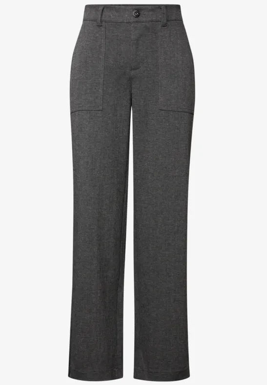 Straight Leg Melange Hose anthracite melange