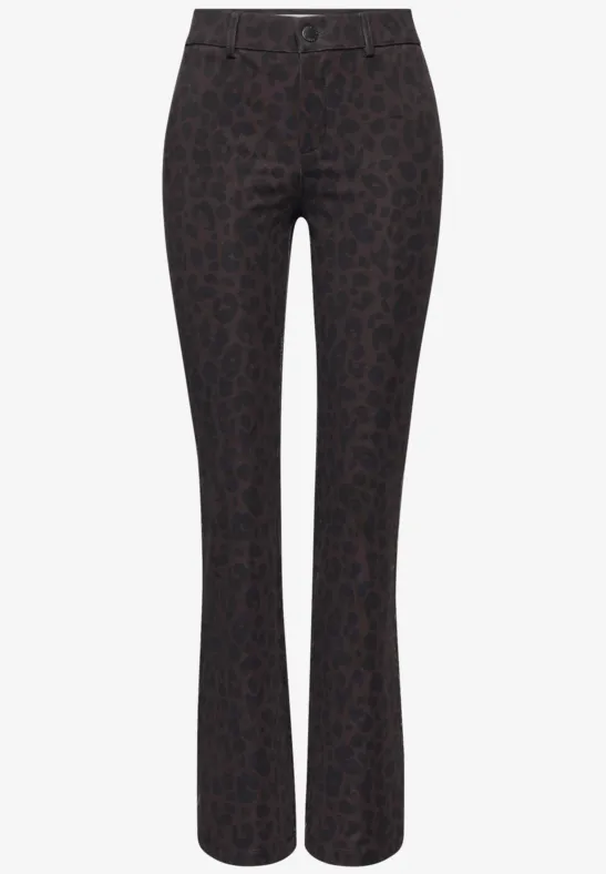 Bootcut Leo Hose dark auburn brown