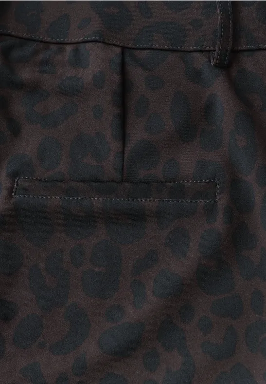 Bootcut Leo Hose dark auburn brown