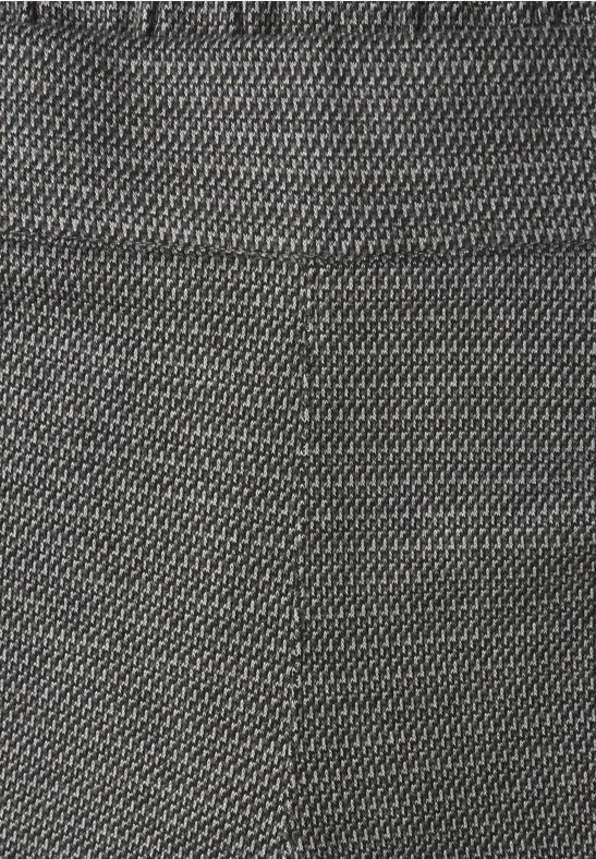 Gevlekte broek Wide Legs Black