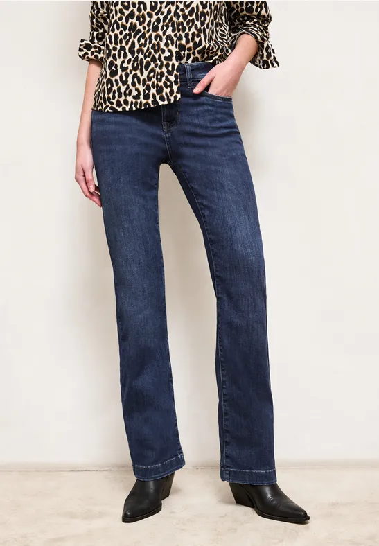Bootcut Jeans Dark Blue Wash