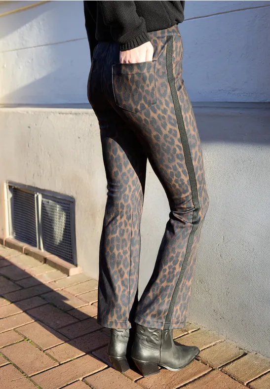 Spodnie Leo bootcut Black