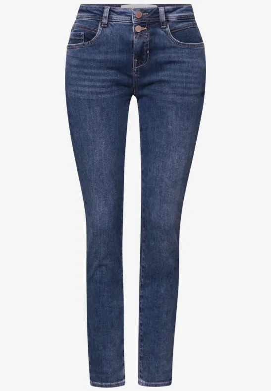 Casual Fit Jeans Medium Blue Washed