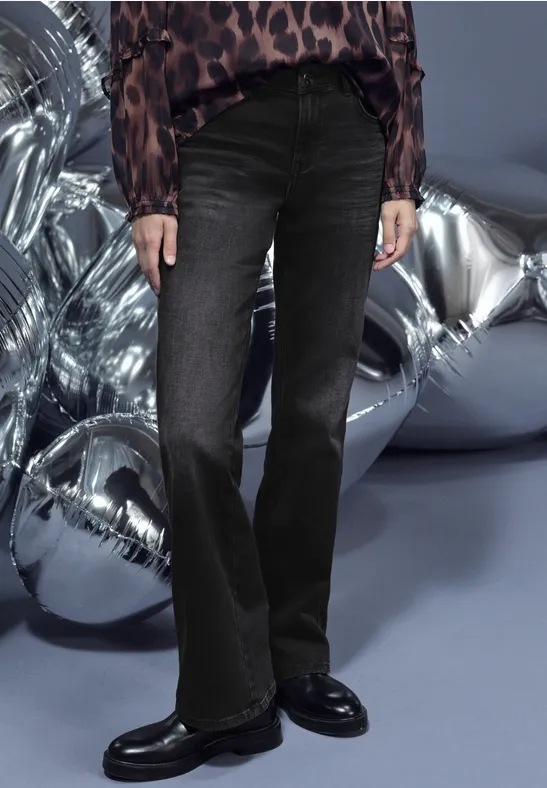 Bootcut Jeans Black Washed