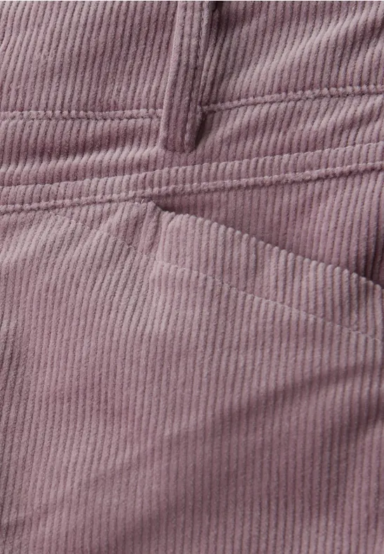 Broek met flared pijpen hazy rose