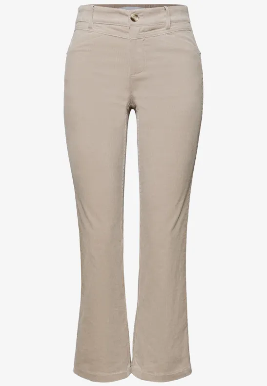 Broek met flared pijpen tilled sand