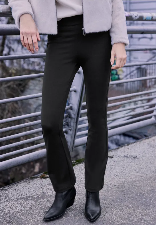 Bootcut Hose Black