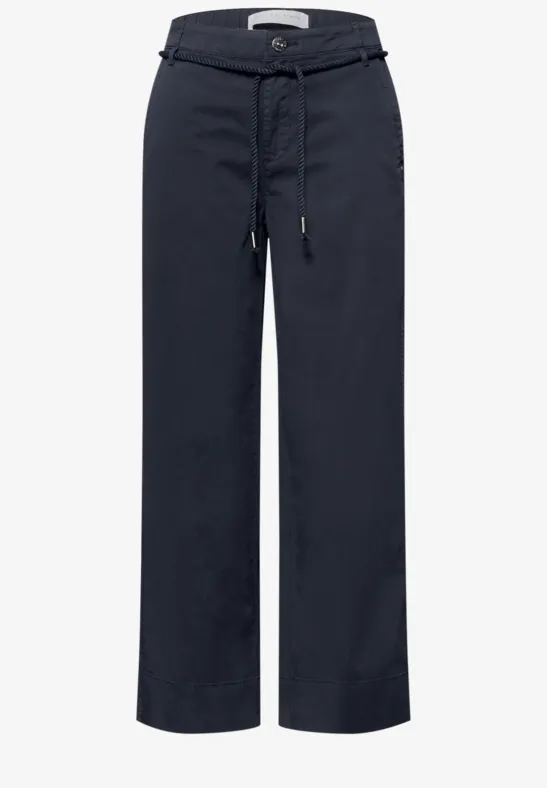Straight Leg Hose in Papertouch Qualität deep blue