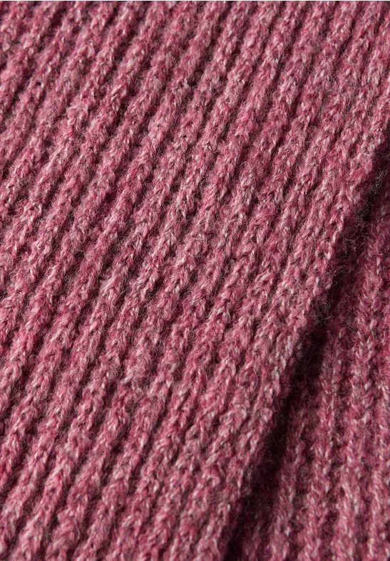 Cosy Strickschal dark candy pink