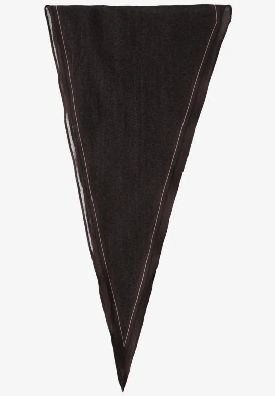 Gemustertes Bandana dark auburn brown