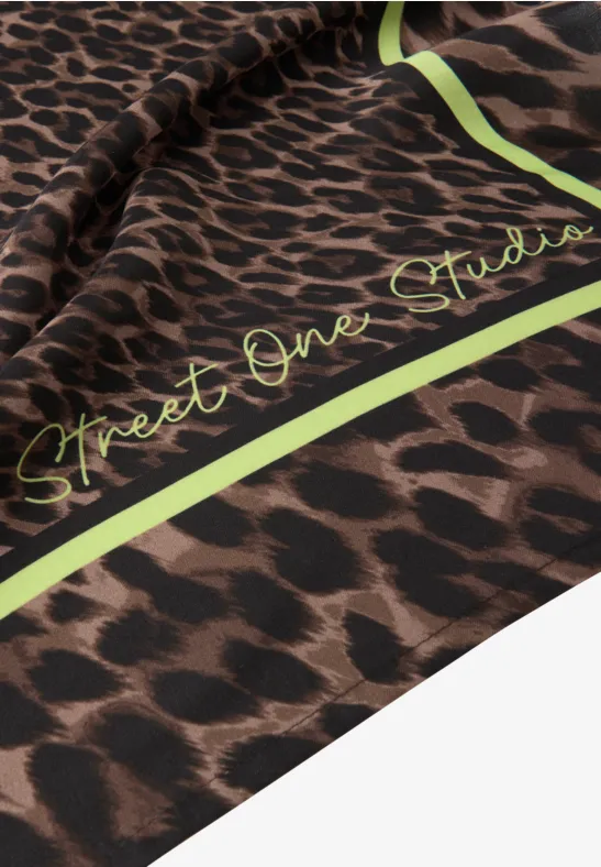 Leo Satin Bandana Black