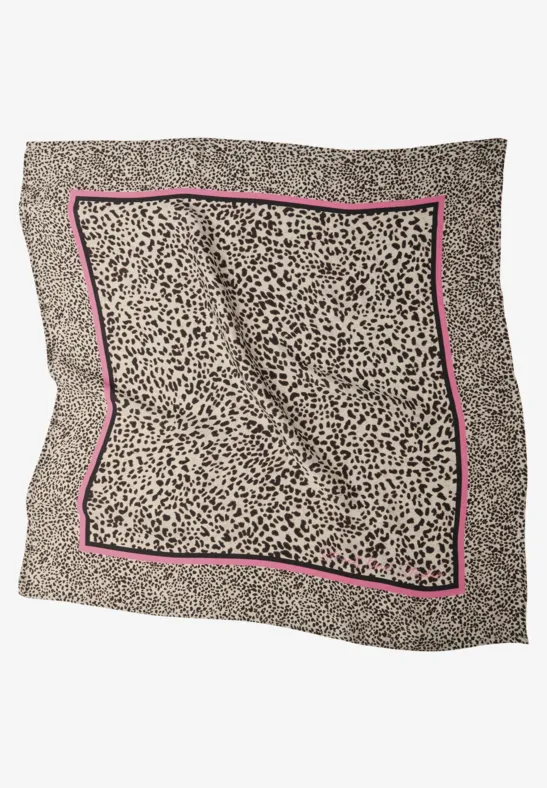 Leo satijnen bandana buffed beige