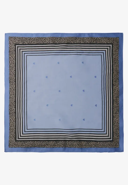 Mustermix Tuch blue echo