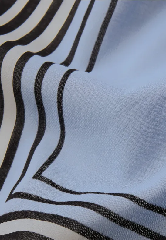 Mustermix Tuch blue echo