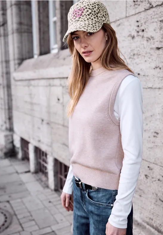 Cap mit Slogan stone sand