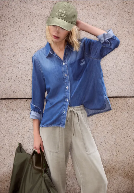 Casquette avec slogan Lichen Green