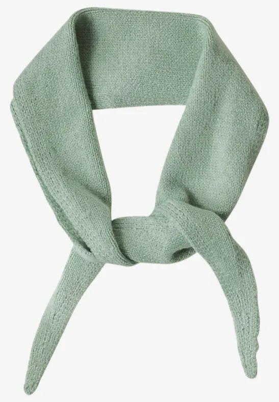 Strickschal in Diamantform grayed mint mel.