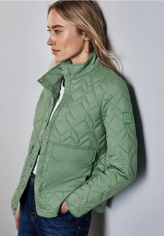 STREET-ONE Leichte Steppjacke für Damen in Grün STREET-ONE
