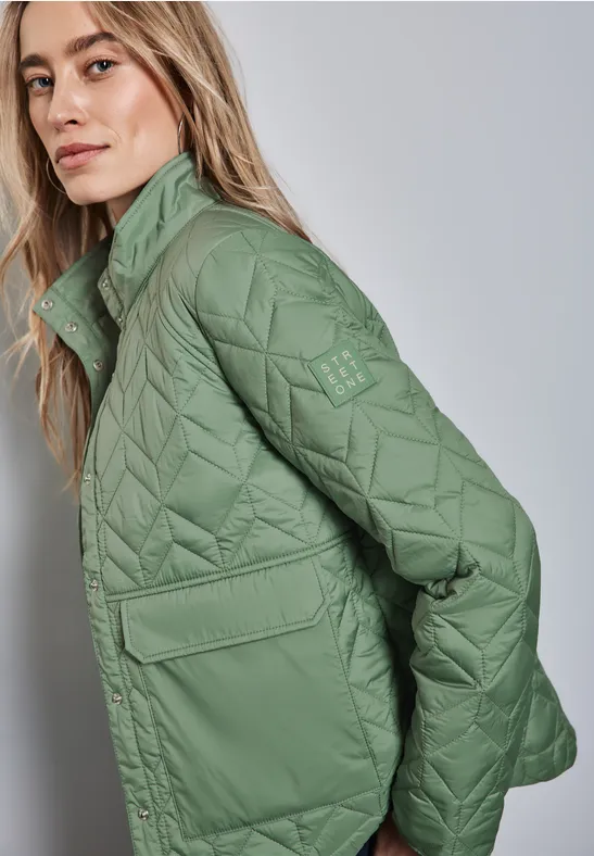 STREET-ONE Leichte Steppjacke für Damen in Grün STREET-ONE