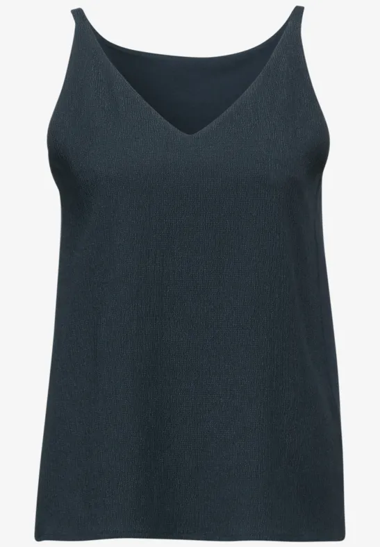 STREET-ONE Materialmix Top für Damen in Grün | STREET-ONE 