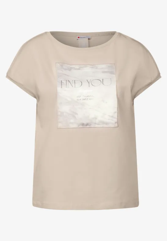 Modal Print Tuch für Damen in Pink