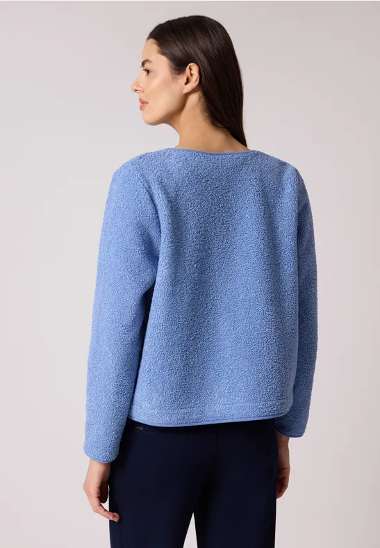 STREET-ONE Zacht jasje voor dames in Blauw | STREET-ONE