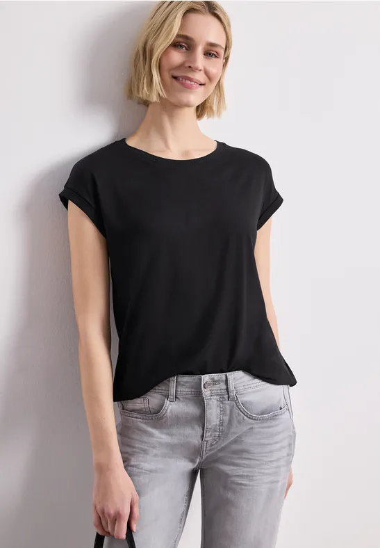 Shirt met gallonstrepen voor dames in Roze