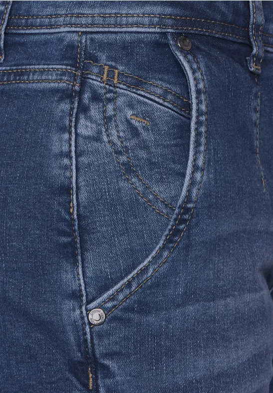 STREET-ONE Loose Fit Ballon Jeans für Damen in Blau | STREET-ONE