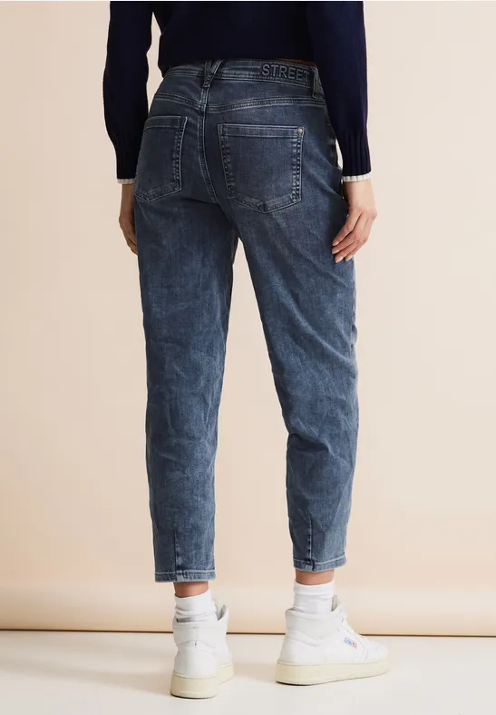 STREET-ONE Loose Fit Balloonjeans für Damen in Blau | STREET-ONE