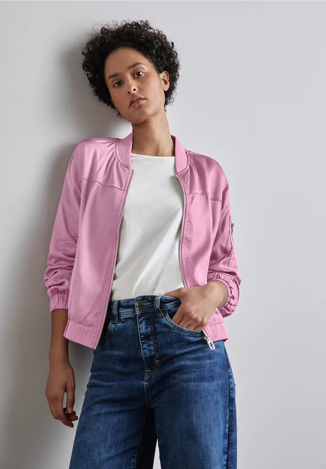 Street One Satin-Blouson Meist gekauft Bekleidung