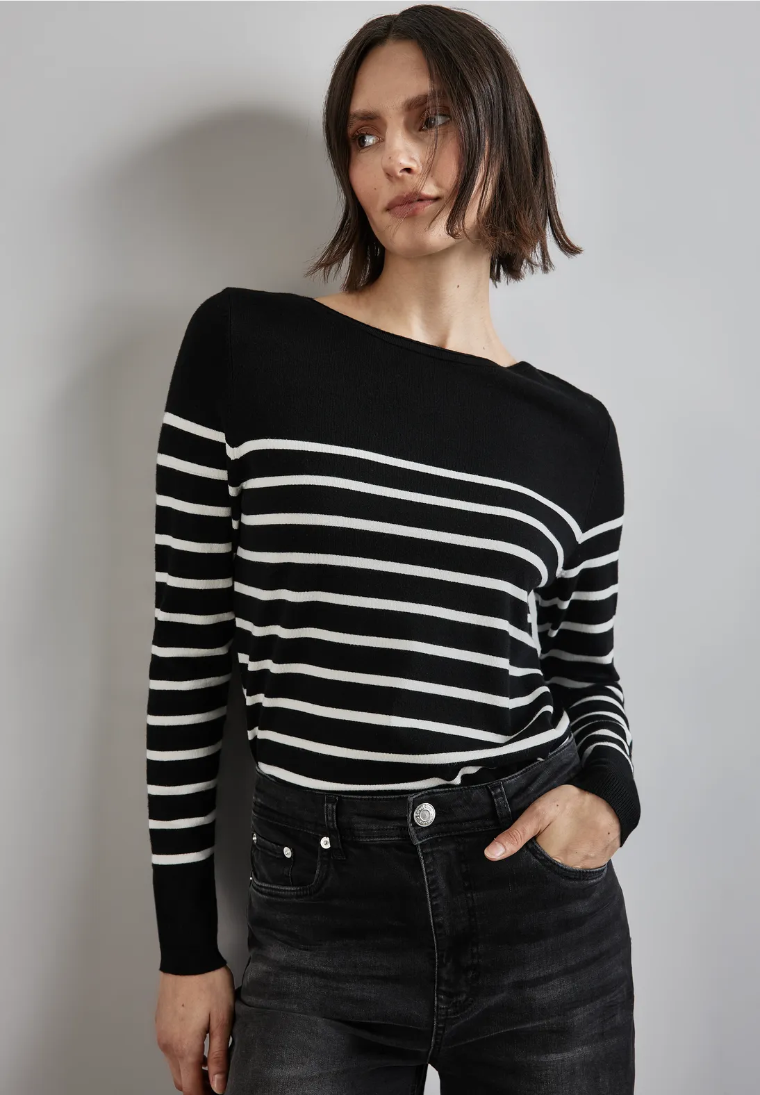 Street One Gestreifter Pullover Günstig kaufen Bekleidung