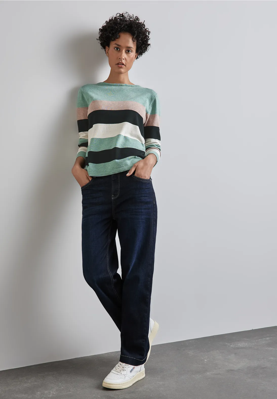 Street One Gestreifter Pullover Sonderangebot Bekleidung