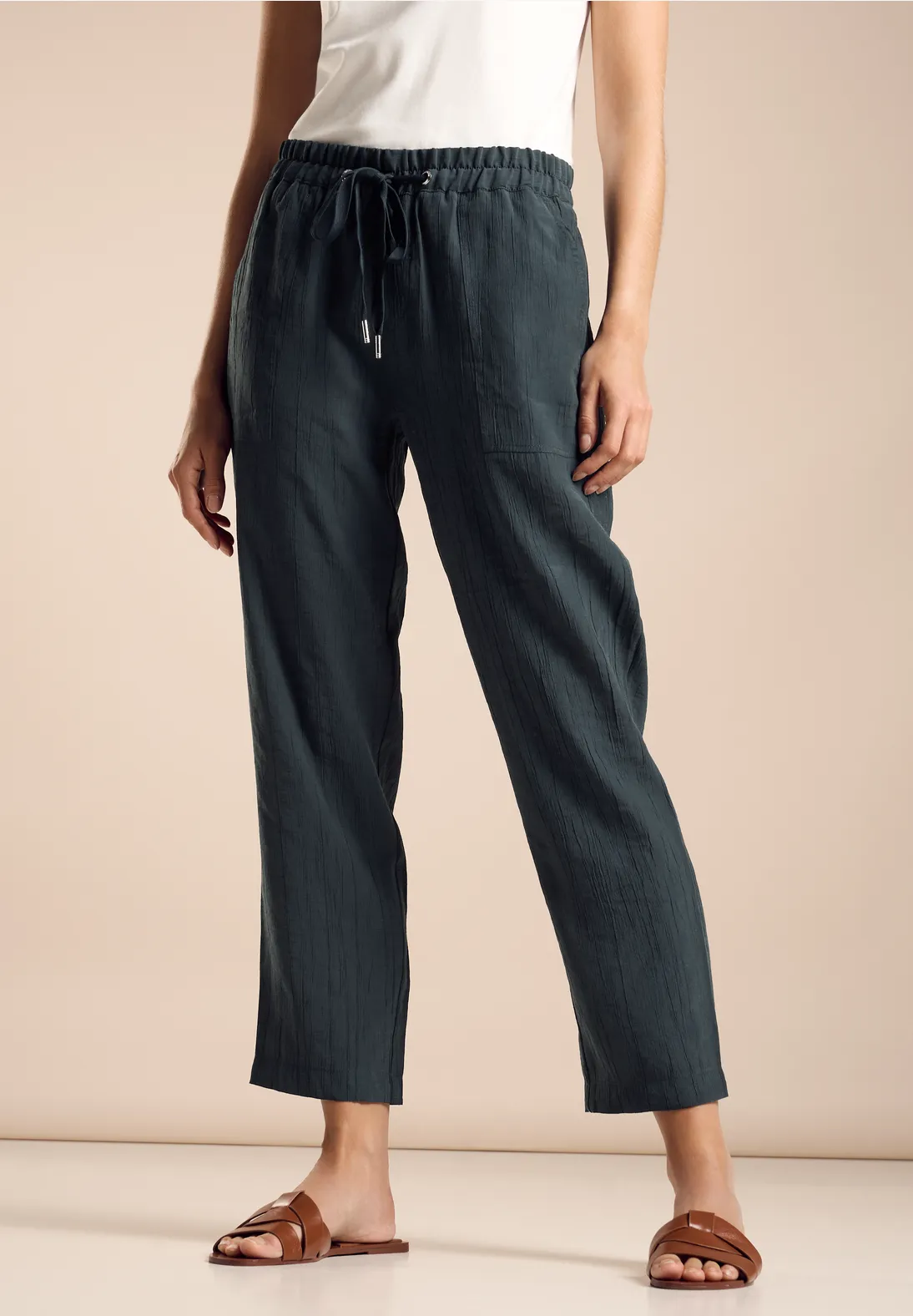 Street One Damen Bluse Sommer – Mit Häkel-Details & Weicher Viskose | Lässiges Blusenshirt Für Warme Tage