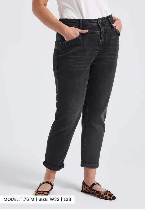 Jeans im Casual Fit Black washed