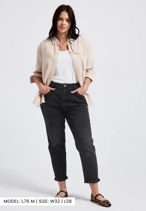 Jeans im Casual Fit Black washed