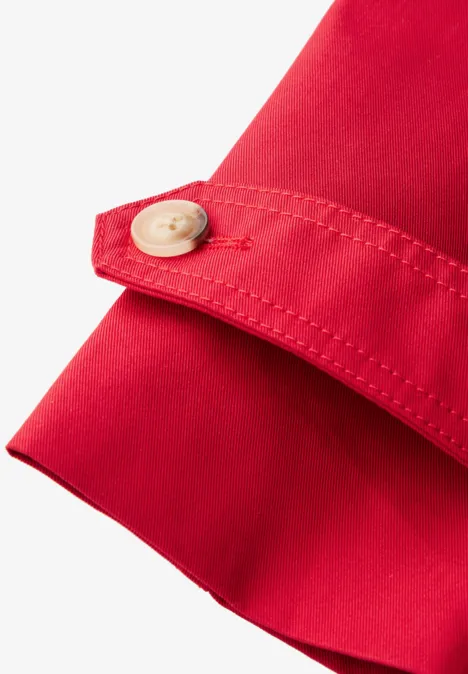 Trench-coat strong red