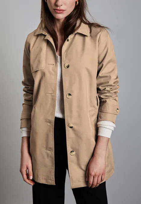 Trench-coat desert beige