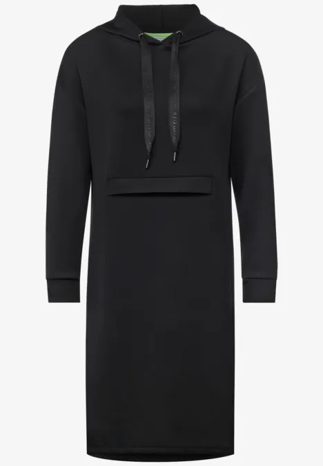 Robe molletonnée à capuche Black