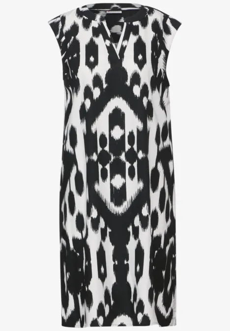 Kleid mit Print Black