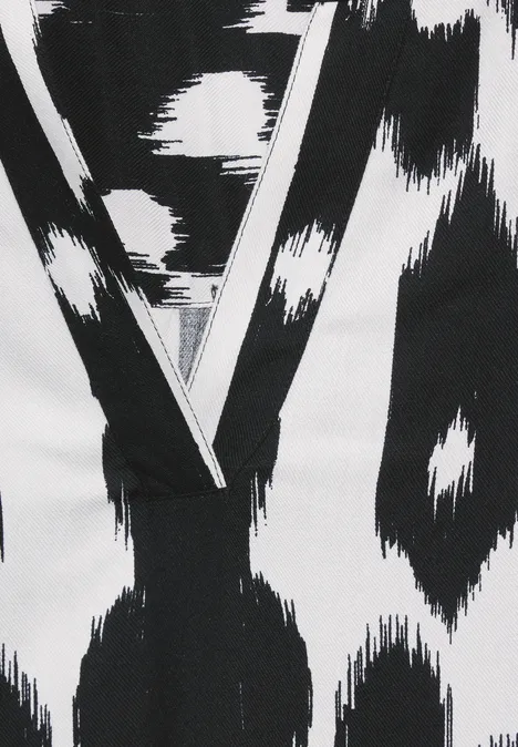 Kleid mit Print Black
