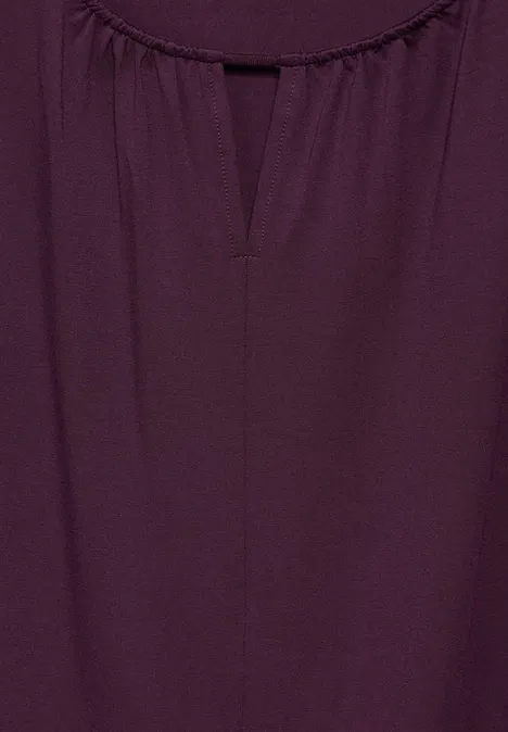 Jersey-Kleid dark berry purple