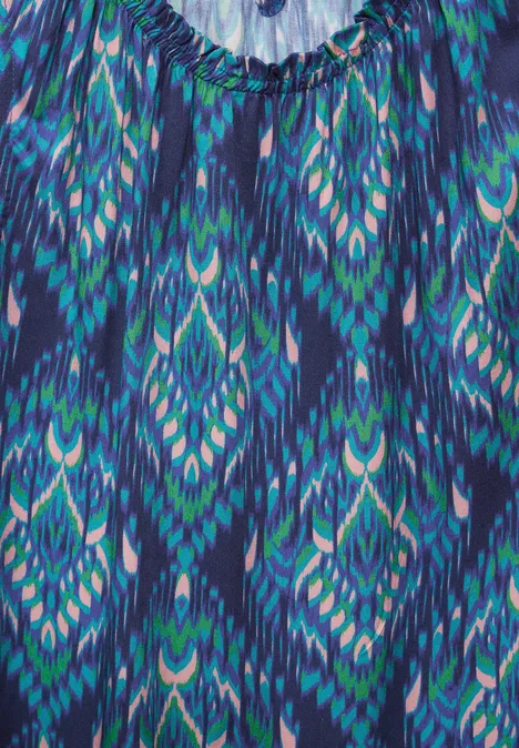 Kleid mit Print violet blue