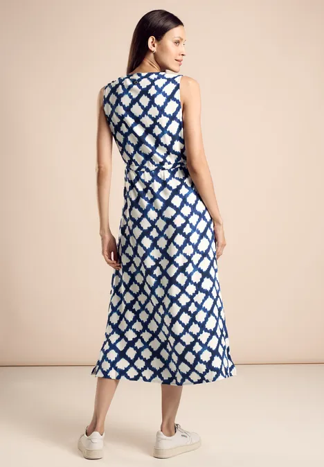 Ärmelloses Maxi-Kleid space blue