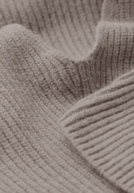 Strickkleid mocha beige mel.