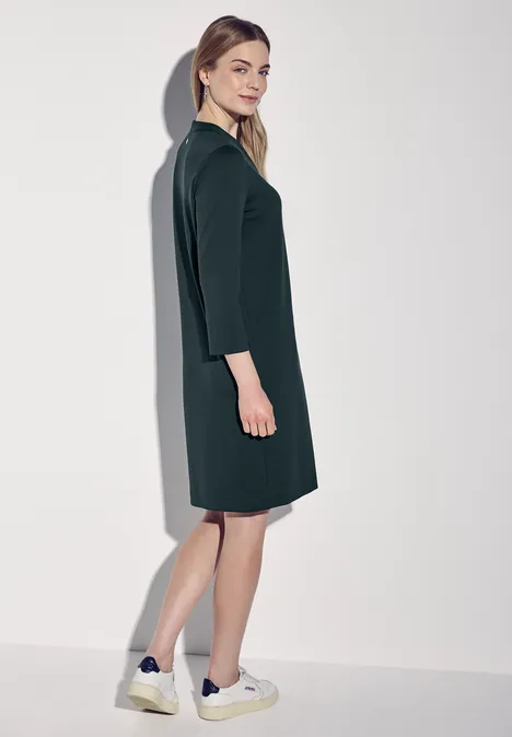 T-Shirt-Kleid hunter green