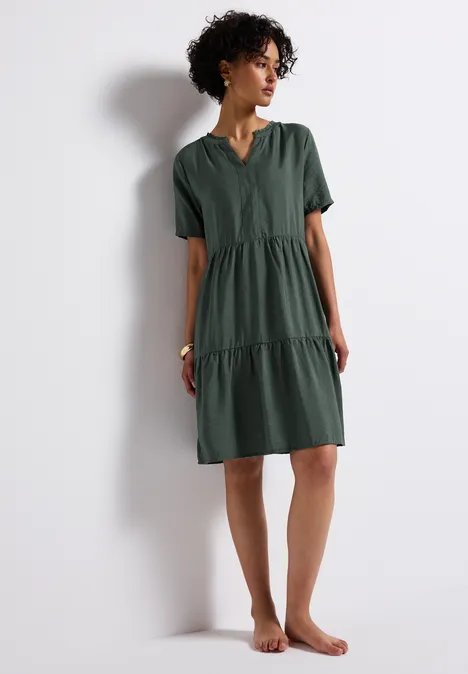 Tunika-Kleid mid green