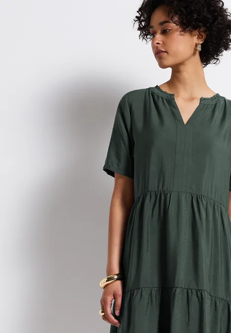 Tunika-Kleid mid green
