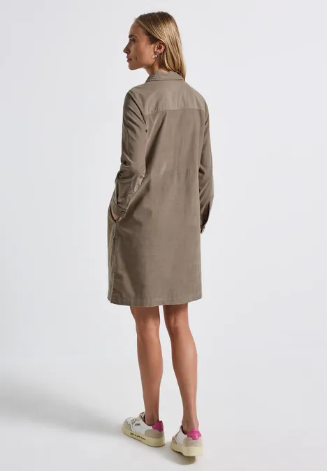 Cordkleid bark brown
