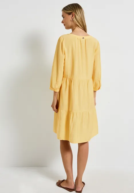 Tunika-Kleid dark buttercream yellow