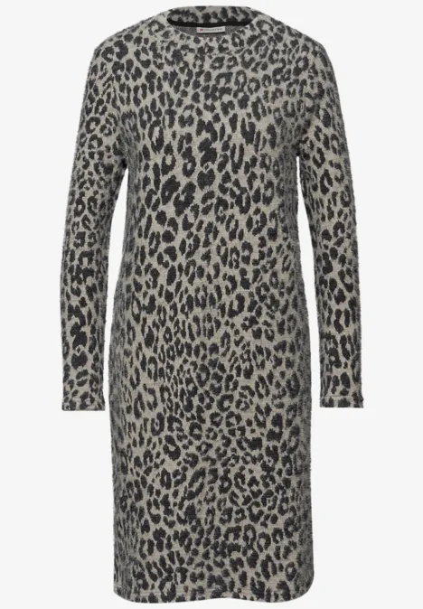 Robe t-shirt à motifs soft beige Robe t-shirt à motifs soft beige